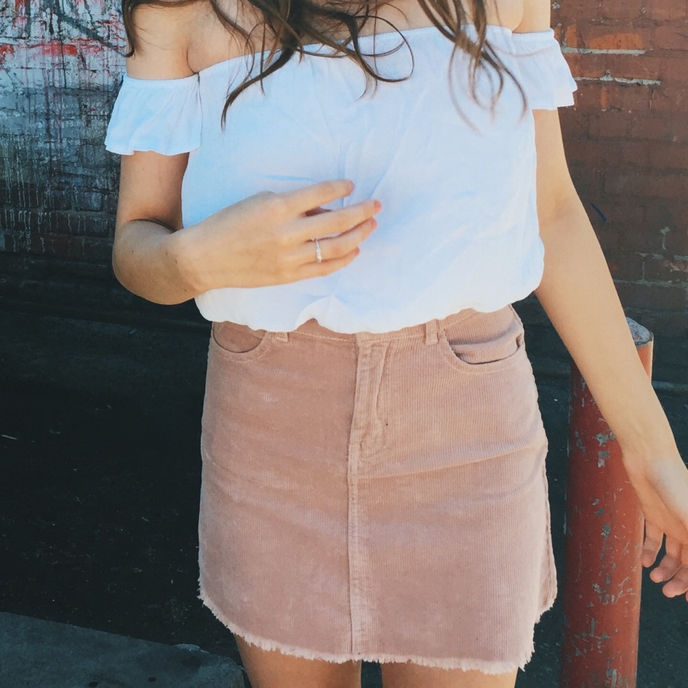 Pink brandy Melville skirt